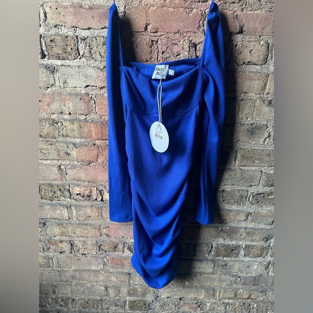 Princess Polly Royal Blue Bodysuit - Picture 2 of 10